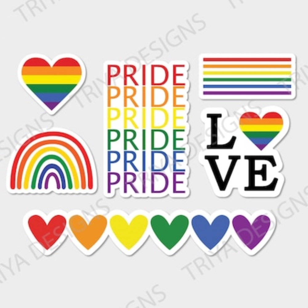 Pride Stickers | Rainbow Stickers, Gay Pride Stickers, LGBTQIA+ Sticker